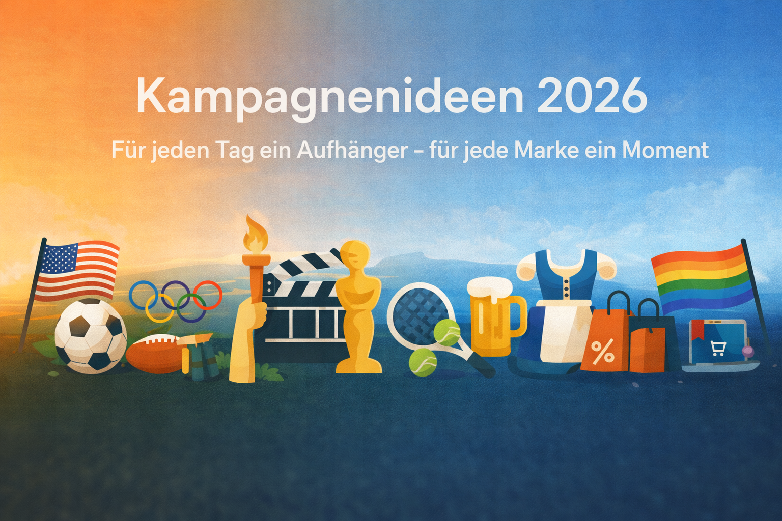 Kampagnenideen 2026: Für jeden Tag ein Aufhänger – für jede Marke ein Moment