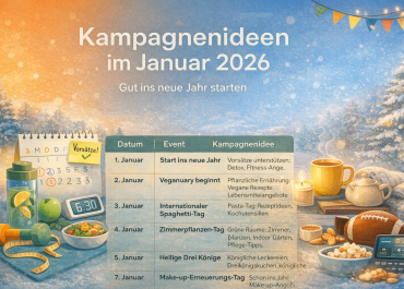 Kampagnenideen im Januar 2026 – Gut ins neue Jahr starten